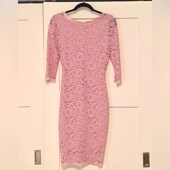 Beautiful pink lace dress. - Picture 1 of 8